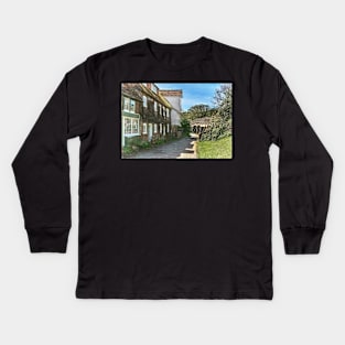 The Watermill at Goring on Thames Kids Long Sleeve T-Shirt